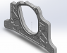 Manufacturing of support plate for Xtrac six speed gearbox in Pagani Zonda